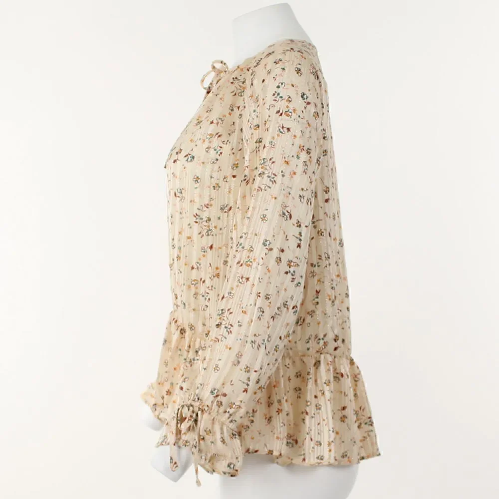 Riley & Rae Floral-Print Top - Picture 3 of 5